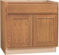 Rsi Home Products Hamilton Sink Base Cabinet, Fully Assembled, Raised Panel, Oak, 36x34-1-2x24 In. Online Sale