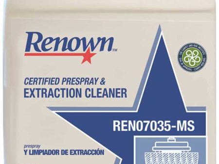 Renown® Certified Prespray & Extraction Cleaner, 1 Gallon Online Hot Sale