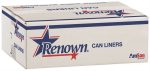 Renown® Can Liner 43x47 56gl 1.5 Mil Black 10-rl 10rl-cs Online Hot Sale