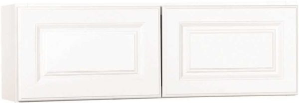 Rsi Home Products Kitchen Wall Bridge Cabinet, Fully Assembled, Raised Panel, White, 36x12x12 In. For Cheap