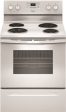 Whirlpool® 30-inch  4.8 Cu. Ft. Single Oven Free-standing Electric Range, White Cheap