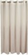 Hookless Shower Curtain With Plain Weave Fabric  Beige For Cheap