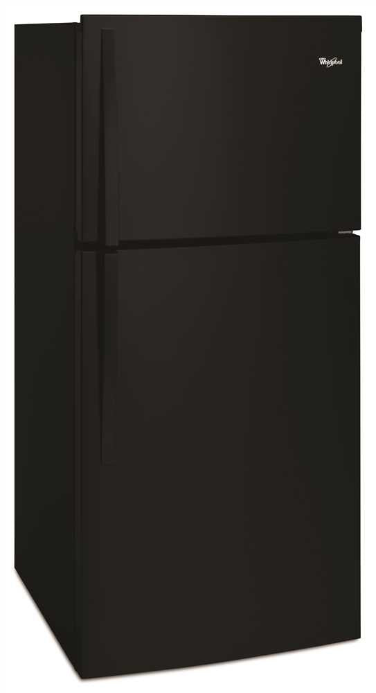 Whirlpool® 19 Cu. Ft. Top Freezer Refrigerator, Black,  Reversible Door Swing Discount