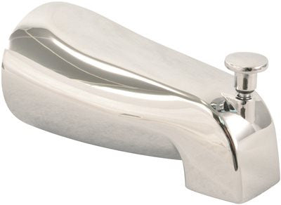 Universal Bathtub Spout With Diverter, Chrome, Various Fittings For Discount