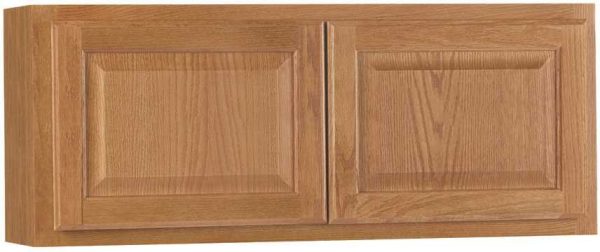 Rsi Home Products Hamilton Kitchen Wall Bridge Cabinet, Fully Assembled, Raised Panel, Oak, 36x15x12 In. Online Sale