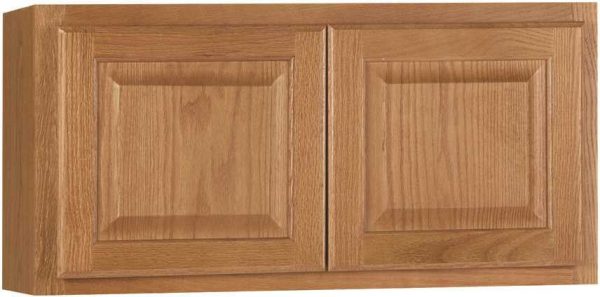 Rsi Home Products Hamilton Kitchen Wall Bridge Cabinet, Fully Assembled, Raised Panel, Oak, 30x15x12 In. Online Hot Sale