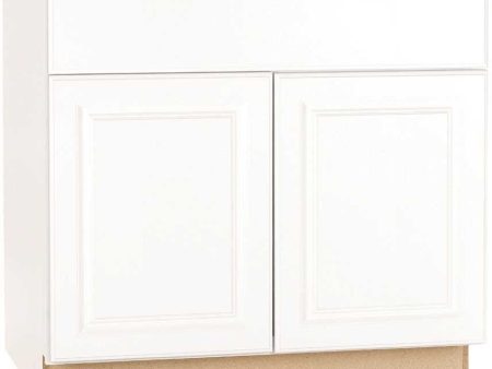 Rsi Home Products Hamilton Sink Base Cabinet, Fully Assembled, Raised Panel, White, 36x34-1-2x24 In. For Cheap