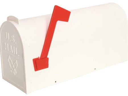 #1 Weatherproof Mailbox, Poly White Discount